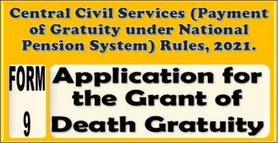 form-9-application-for-the-grant-of-death-gratuity