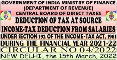 income-tax-deduction-from-salaries-during-the-financial-year-2021-22
