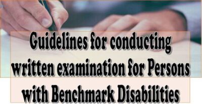 guidelines-for-conducting-written-examination-for-persons-with-benchmark-disabilities
