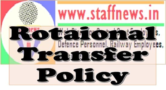 Transfer Policy of Group ‘A’, ‘B’ and ‘C’ Employees of DGFASLI