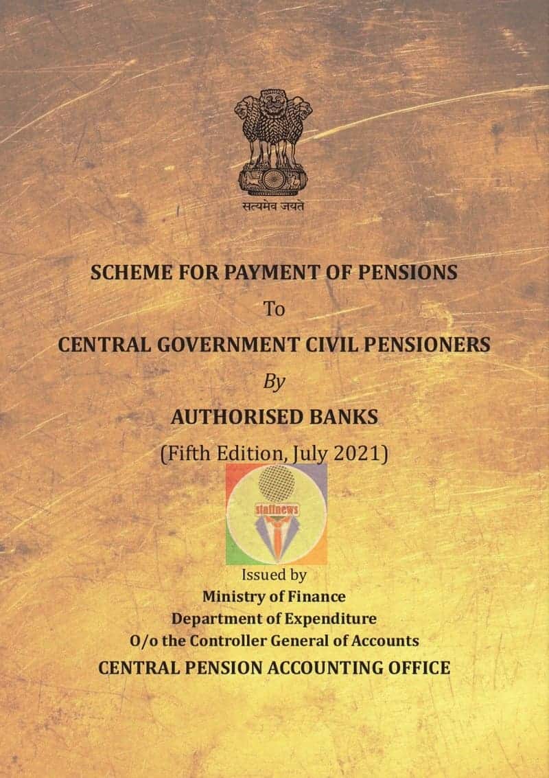 Scheme for Payment of Pensions to Central Government Pensioners by Authorised Banks: Scheme Booklet by CPAO