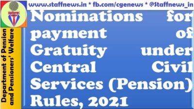 nominations-for-payment-of-gratuity-under-ccs-pension-rules-2021
