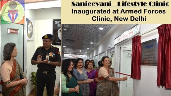 Sanjeevani – Lifestyle Clinic – Inaugurated at Armed Forces Clinic, New Delhi by Mrs Archana Pande, President, AWWA
