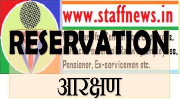 Reiteration of instructions relating to reservation in temporary appointments: DoP&T OM