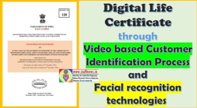digital life certificate through video based customer identification
