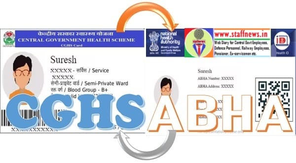Linking of CGHS Beneficiary ID with the ABHA (Ayushman Bharat Health Account) ID