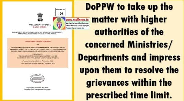 Resolve the grievances within the prescribed time limit: ATR on recommendation of DRPSC