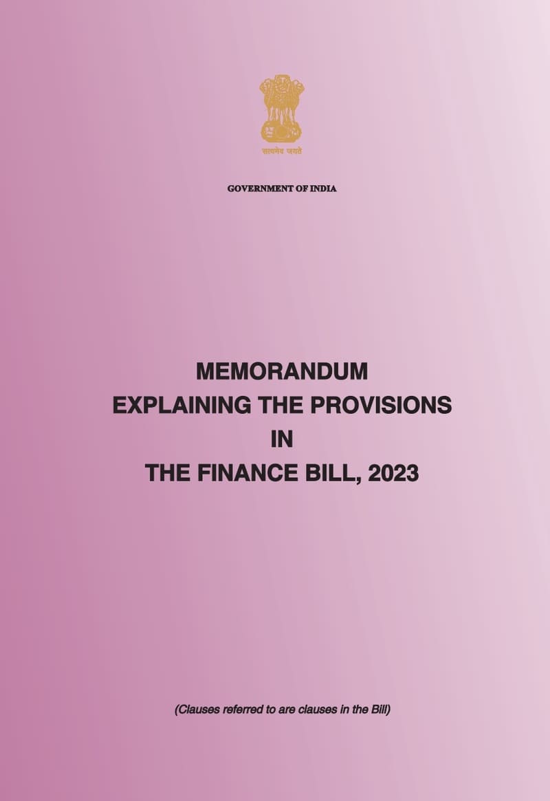 Budget 2023-24 – Finance Bill, 2023 – Rates of Income Tax, Rates of TDS on Salaries and Rebate under Section 87A