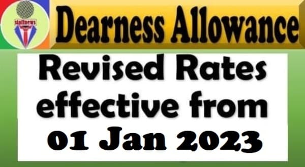 Revision of rates of Dearness Allowance to Central Government employees effective from 01.01.2023: DoE, FinMin Order