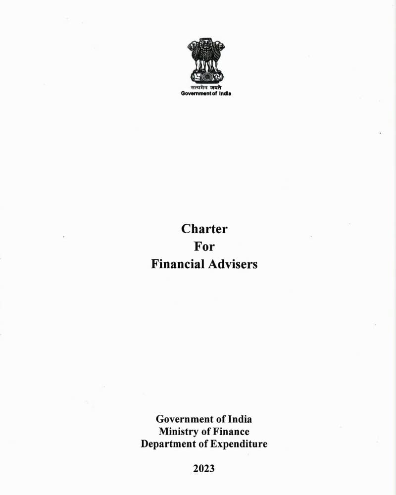 Charter for Financial Advisers – DoE, FinMin OM dated 13.06.2023