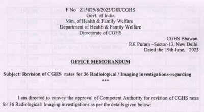revision-of-cghs-rates-for-36-radiological-imaging-investigations