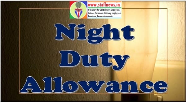 Admissibility of Night Duty Allowance to Industrial Employees of MES organization: PCDA
