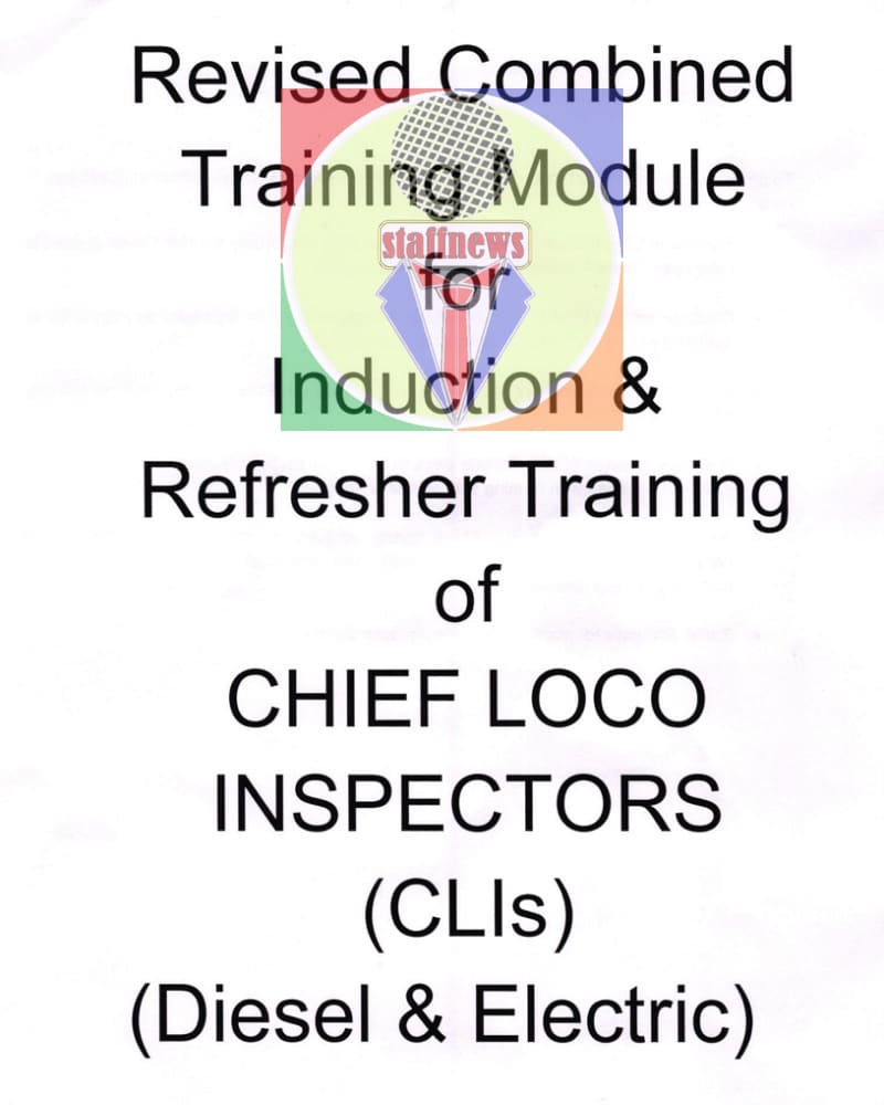 Revised Combined Training Modules of Chief Loco Inspectors (Diesel & Electric): Railway Board Order RBE No. 105/2023
