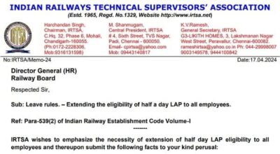half-a-day-lap-irtsa-memo