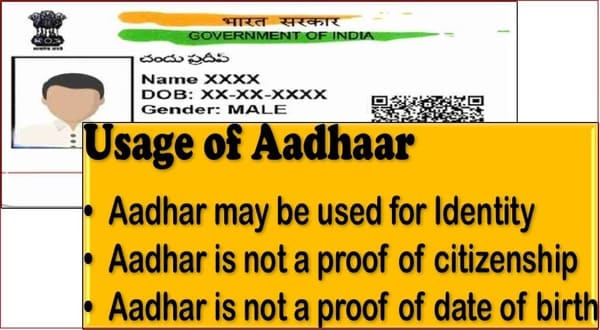Clarification on the Properties and Usage of Aadhaar by Unique Identification Authority of India (UIDAI)