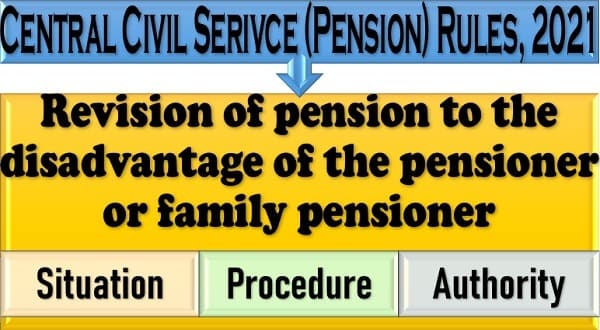 Revision of pension or family pension after authorisation under Central Civil Services (Pension) Rules 2021: DoP&PW O.M.