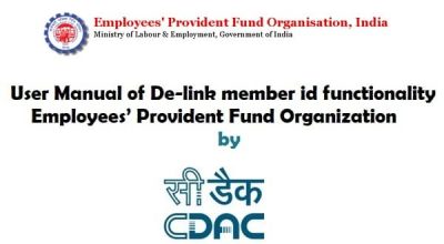 De-Linking of MIDs from UAN in case Contribution is remitted by Employer - User Manual: EPFO 1 de-linking-of-mids-from-uan-user-manual