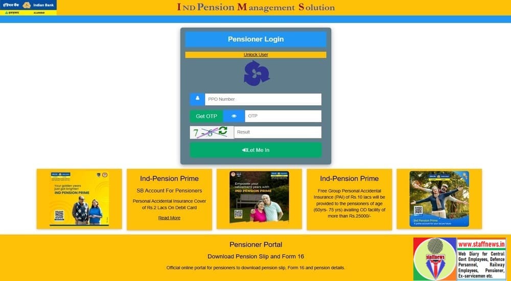 Generation and downloading of Pension slip through e-Pension portal – KVS Order Generation and downloading of Pension slip through e-Pension portal – KVS Order
