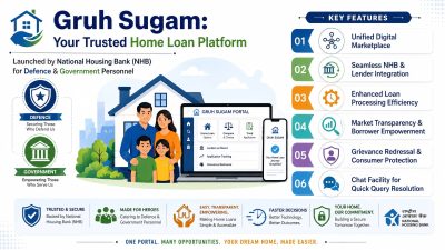 Gruh Sugam Portal launched by National Housing Bank (NHB) for Defence / Government Sector Personnel 1 gruh-sugam-portal-launched-by-nhb