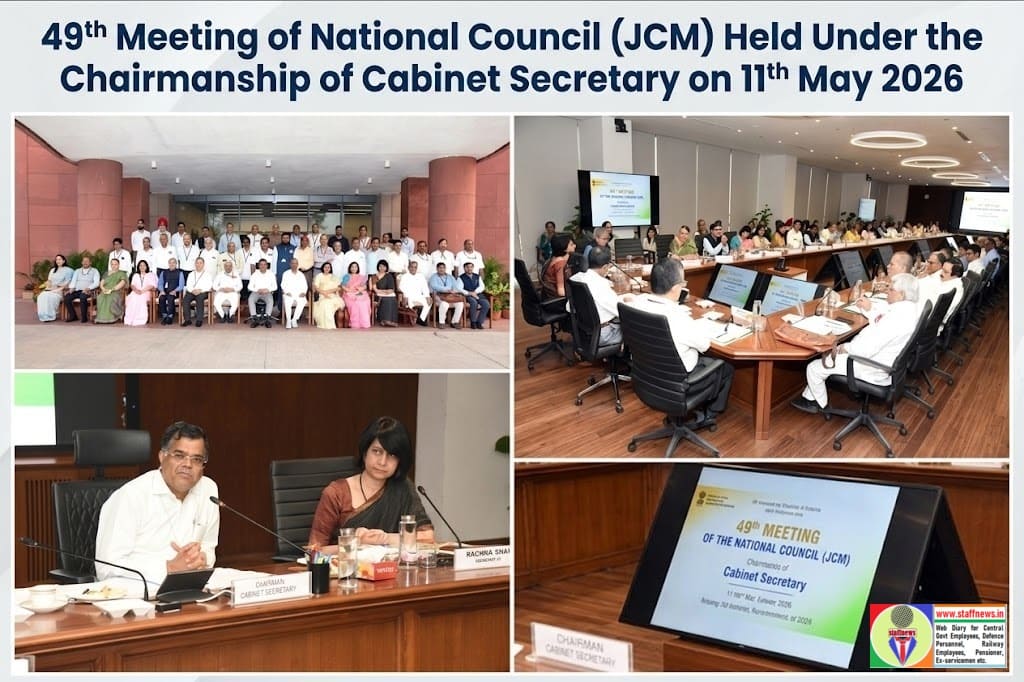 49th Meeting of National Council (JCM) Held Under the Chairmanship of Cabinet Secretary- 24 Agenda Items Discussed in Detail 49th Meeting of National Council (JCM) Held Under the Chairmanship of Cabinet Secretary- 24 Agenda Items Discussed in Detail