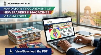 Procurement of Newspapers and Magazines only through GeM Portal: MoI&B O.M. 1 procurement-of-newspapers-and-magazines
