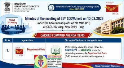 Department of Posts Developing Automated Exit Management Module for Pension Processing: 35th SCOVA discussion 1 department-of-posts-developing-automated-exit-management-module
