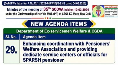 Providing dedicate service centers or officials for SPARSH pensioner: 35th SCOVA discussion 1 providing-dedicate-service-centers-or-officials-for-sparsh
