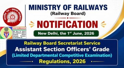 Railway Board Secretariat Service Assistant Section Officers’ Grade (Limited Departmental Competitive Examination) Regulations, 2026 1 railway-board-secretariat-service-aso-ldce-regulation-2026
