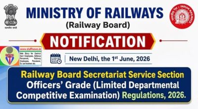 Railway Board Secretariat Service Section Officers’ Grade (Limited Departmental Competitive Examination) Regulations, 2026 1 railway-board-secretariat-service-section-officers-grade-ldce-regulation-2026