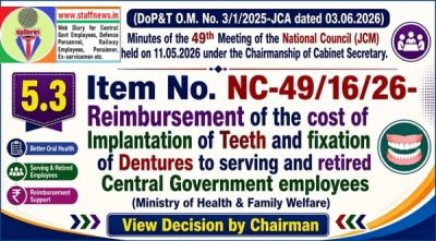 Reimbursement of the cost of Implantation of Teeth and fixation of Dentures: Agenda Item - 49th NC (JCM) Meeting 1 reimbursement-of-the-cost-of-implantation-of-teeth