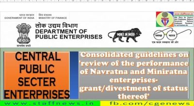 Review of the performance of Navratna and Miniratna enterprises-grant/divestment- Consolidated Guidelines 1 review-of-the-performance-of-navratna-and-miniratna