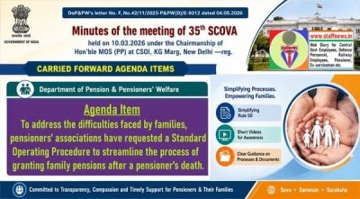 Simplifying Family Pension Processing - Associations Demand Clear Standard Operating Procedure: 35th SCOVA discussion 1 simplifying-family-pension-processing-35th-scova