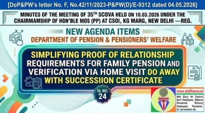 Simplifying proof of relationship requirements for family pension and verification: 35th SCOVA Discussion 1 simplifying-proof-of-relationship-requirements-for-family-pension
