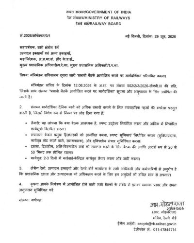 Guide on Conducting Effective Meetings - issued by the Cabinet Secretariat: Circulation by Railway Board 2 guide-on-conducting-effective-meetings-hindi