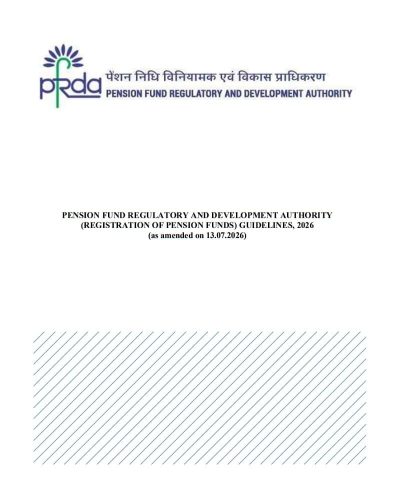 PFRDA (Registration of Pension Funds) Guidelines, 2026 (as amended on 13.07.2026) 1 pfrda-registration-of-pension-funds-guidelines-2026