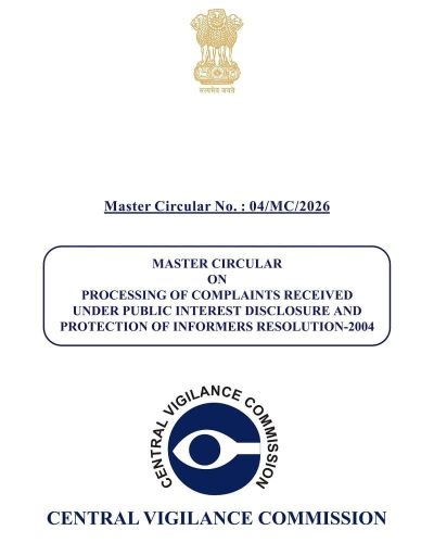Processing of Complaints received under PIDPI Resolution-2004 - CVC Master Circular No. 04/MC/2026 1 pidpi-resolution-2004-cvc-no-04-mc-2026