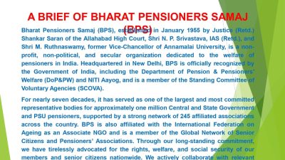 Presentation to the 8th Central Pay Commission by Bharat Pensioner's Samaj: Briefly highlighted Key Demands and expectations 2 presentation-to-the-8th-cpc-by-bps_page-0002