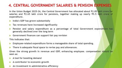Presentation to the 8th Central Pay Commission by Bharat Pensioner's Samaj: Briefly highlighted Key Demands and expectations 6 presentation-to-the-8th-cpc-by-bps_page-0006