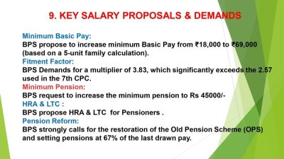 Presentation to the 8th Central Pay Commission by Bharat Pensioner's Samaj: Briefly highlighted Key Demands and expectations 11 presentation-to-the-8th-cpc-by-bps_page-0011