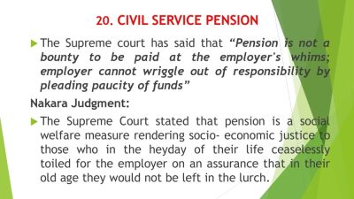 Presentation to the 8th Central Pay Commission by Bharat Pensioner's Samaj: Briefly highlighted Key Demands and expectations 22 presentation-to-the-8th-cpc-by-bps_page-0022