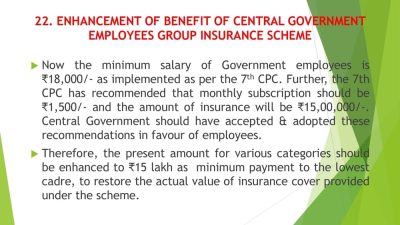 Presentation to the 8th Central Pay Commission by Bharat Pensioner's Samaj: Briefly highlighted Key Demands and expectations 24 presentation-to-the-8th-cpc-by-bps_page-0024