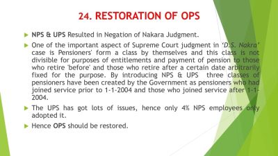 Presentation to the 8th Central Pay Commission by Bharat Pensioner's Samaj: Briefly highlighted Key Demands and expectations 26 presentation-to-the-8th-cpc-by-bps_page-0026