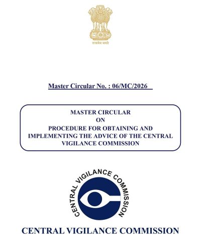 Procedure for Obtaining and Implementing the advice of the Central Vigilance Commission: Master Circular No. : 06/MC/2026 1 procedure-for-obtaining-and-implementing-the-advice-of-cvc