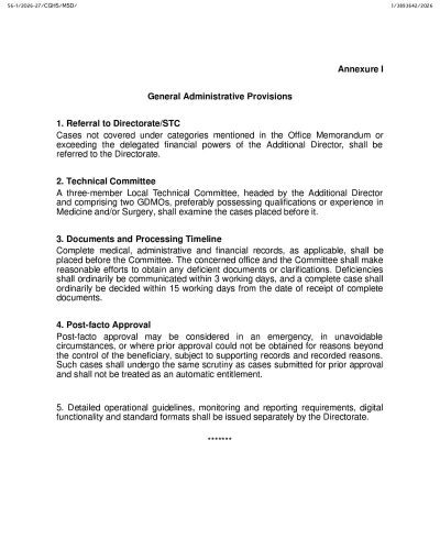 Decentralisation of approval procedure for selected STC-related cases under CGHS: O.M. dated 01.09.2026 4 decentralisation-of-approval-procedure-under-cghs-04