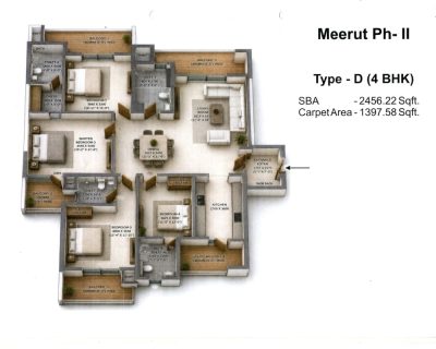 Meerut Phase II Housing Scheme with Revised Cost & Configuration - Regarding Consent to all Demand Survey Respondents: CGEWHO 4 meerut-phase-ii-housing-scheme-type-d